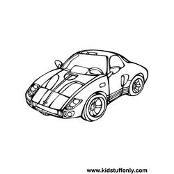 Dibujo Coche Deportivo / Tuning (Transporte) #146968 para imprimir y colorear