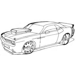 Dibujo para colorear: Coche Deportivo / Tuning (Transporte) #146971 - Dibujos para Colorear e Imprimir Gratis