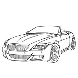 Dibujo para colorear: Coche Deportivo / Tuning (Transporte) #147015 - Dibujos para Colorear e Imprimir Gratis
