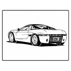 Dibujo Coche Deportivo / Tuning (Transporte) #147034 para imprimir y colorear