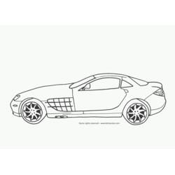 Dibujo Coche Deportivo / Tuning (Transporte) #147075 para imprimir y colorear