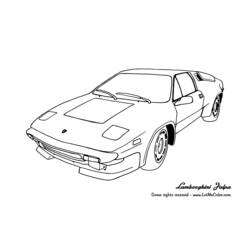 Dibujo Coche Deportivo / Tuning (Transporte) #147086 para imprimir y colorear