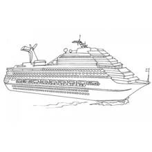 Dibujo Crucero (Transporte) #140711 para imprimir y colorear