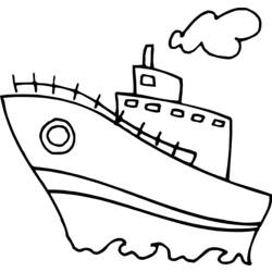 Dibujo para colorear: Cruise ship / Paquebot (Transporte) #140689 - Dibujos para colorear