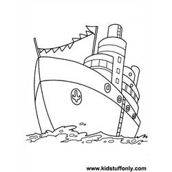 Dibujo para colorear: Cruise ship / Paquebot (Transporte) #140788 - Dibujos para colorear