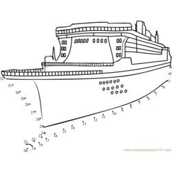 Dibujo para colorear: Cruise ship / Paquebot (Transporte) #140931 - Dibujos para colorear