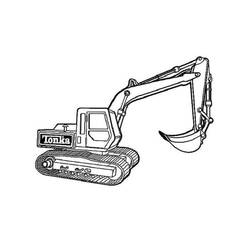 Dibujo Excavadora (Transporte) #187928 para imprimir y colorear