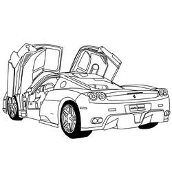 Dibujo para colorear: Ferrari (Transporte) #186869 - Dibujos para Colorear e Imprimir Gratis