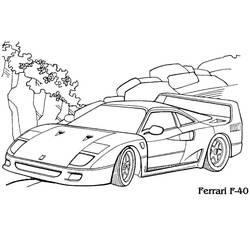 Dibujo para colorear: Ferrari (Transporte) #186886 - Dibujos para Colorear e Imprimir Gratis