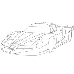 Dibujo para colorear: Ferrari (Transporte) #186889 - Dibujos para Colorear e Imprimir Gratis