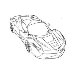 Dibujo Ferrari (Transporte) #186898 para imprimir y colorear