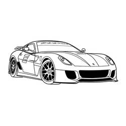Dibujo para colorear: Ferrari (Transporte) #186900 - Dibujos para Colorear e Imprimir Gratis