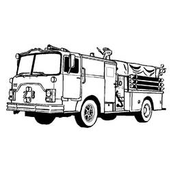 Dibujo para colorear: Firetruck (Transporte) #135792 - Dibujos para Colorear e Imprimir Gratis