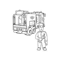 Dibujo para colorear: Firetruck (Transporte) #135839 - Dibujos para Colorear e Imprimir Gratis