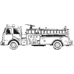 Dibujo para colorear: Firetruck (Transporte) #135896 - Dibujos para Colorear e Imprimir Gratis