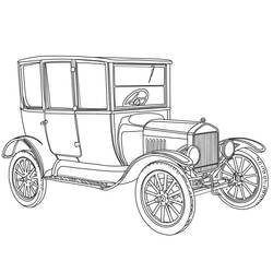 Dibujo para colorear: Ford (Transporte) #174182 - Dibujos para Colorear e Imprimir Gratis