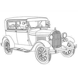Dibujo para colorear: Ford (Transporte) #174183 - Dibujos para Colorear e Imprimir Gratis