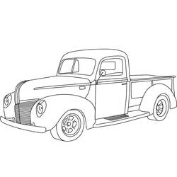 Dibujo para colorear: Ford (Transporte) #174184 - Dibujos para Colorear e Imprimir Gratis