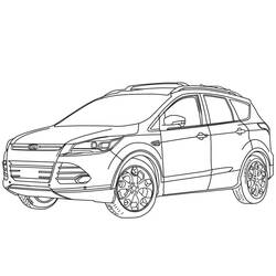 Dibujo para colorear: Ford (Transporte) #174193 - Dibujos para Colorear e Imprimir Gratis