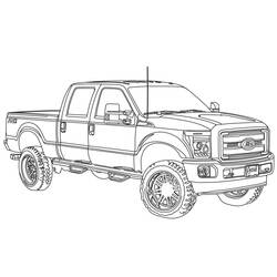 Dibujo para colorear: Ford (Transporte) #174194 - Dibujos para Colorear e Imprimir Gratis