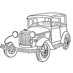 Dibujo para colorear: Ford (Transporte) #174197 - Dibujos para Colorear e Imprimir Gratis