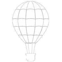 Dibujo Globo Aerostático (Transporte) #134586 para imprimir y colorear
