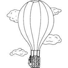 Dibujo Globo Aerostático (Transporte) #134656 para imprimir y colorear
