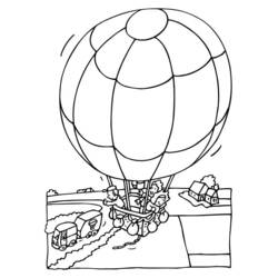 Dibujo Globo Aerostático (Transporte) #134658 para imprimir y colorear