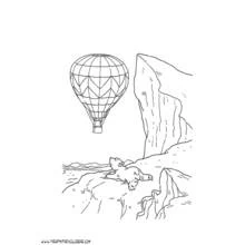 Dibujo Globo Aerostático (Transporte) #134661 para imprimir y colorear