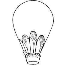 Dibujo Globo Aerostático (Transporte) #134673 para imprimir y colorear