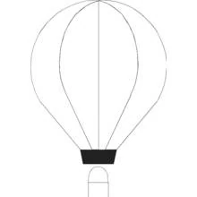 Dibujo Globo Aerostático (Transporte) #134691 para imprimir y colorear