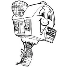 Dibujo Globo Aerostático (Transporte) #134716 para imprimir y colorear