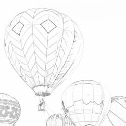 Dibujo Globo Aerostático (Transporte) #180226 para imprimir y colorear