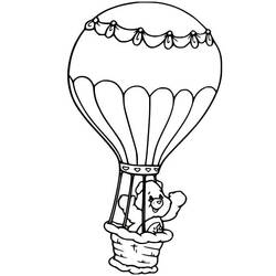 Dibujo Globo Aerostático (Transporte) #180234 para imprimir y colorear