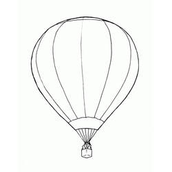 Dibujo Globo Aerostático (Transporte) #180240 para imprimir y colorear