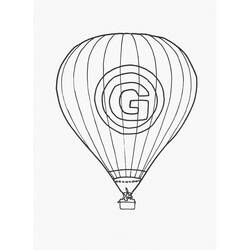 Dibujo Globo Aerostático (Transporte) #180244 para imprimir y colorear