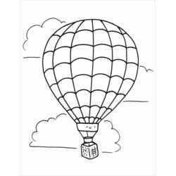 Dibujo Globo Aerostático (Transporte) #180247 para imprimir y colorear