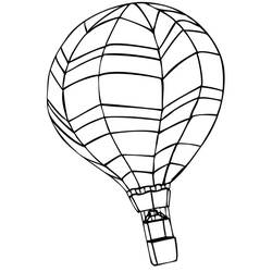 Dibujo Globo Aerostático (Transporte) #180255 para imprimir y colorear