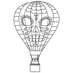Dibujo Globo Aerostático (Transporte) #180257 para imprimir y colorear