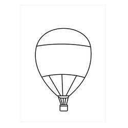 Dibujo Globo Aerostático (Transporte) #180262 para imprimir y colorear