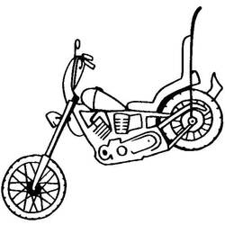 Dibujo para colorear: Harley-Davidson (Transporte) #210570 - Dibujos para Colorear e Imprimir Gratis