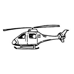 Dibujo para colorear: Helicopter (Transporte) #136029 - Dibujos para Colorear e Imprimir Gratis