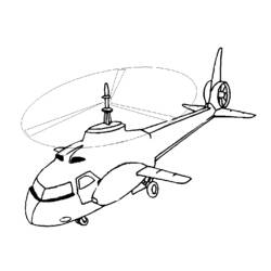 Dibujo para colorear: Helicopter (Transporte) #136033 - Dibujos para Colorear e Imprimir Gratis