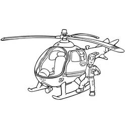 Dibujo para colorear: Helicopter (Transporte) #136041 - Dibujos para Colorear e Imprimir Gratis