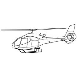 Dibujo para colorear: Helicopter (Transporte) #136043 - Dibujos para colorear