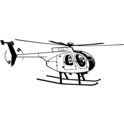 Dibujo para colorear: Helicopter (Transporte) #136047 - Dibujos para colorear