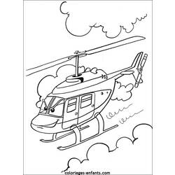 Dibujo para colorear: Helicopter (Transporte) #136053 - Dibujos para Colorear e Imprimir Gratis