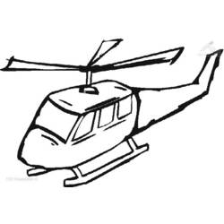 Dibujo para colorear: Helicopter (Transporte) #136054 - Dibujos para Colorear e Imprimir Gratis