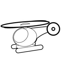Dibujo para colorear: Helicopter (Transporte) #136057 - Dibujos para Colorear e Imprimir Gratis