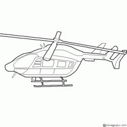 Dibujo para colorear: Helicopter (Transporte) #136062 - Dibujos para Colorear e Imprimir Gratis